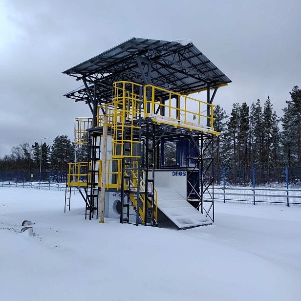 Выборгский район. ПАО "Новатэк" использует учебно-тренировочный полигон "Альпинист 03-06-2"для своих тренировок специалистов